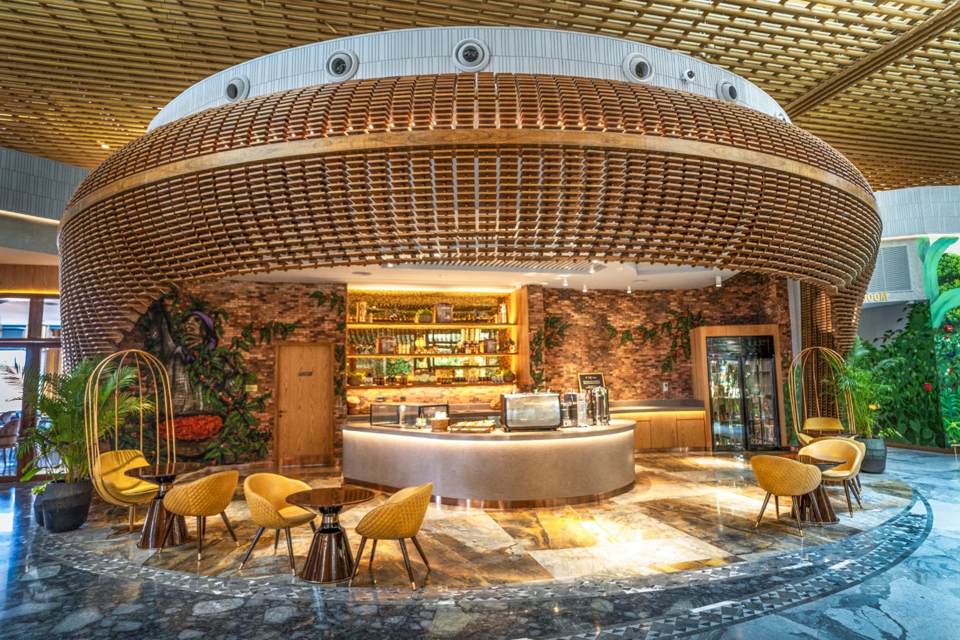 Bangalore Airport T2 food court 