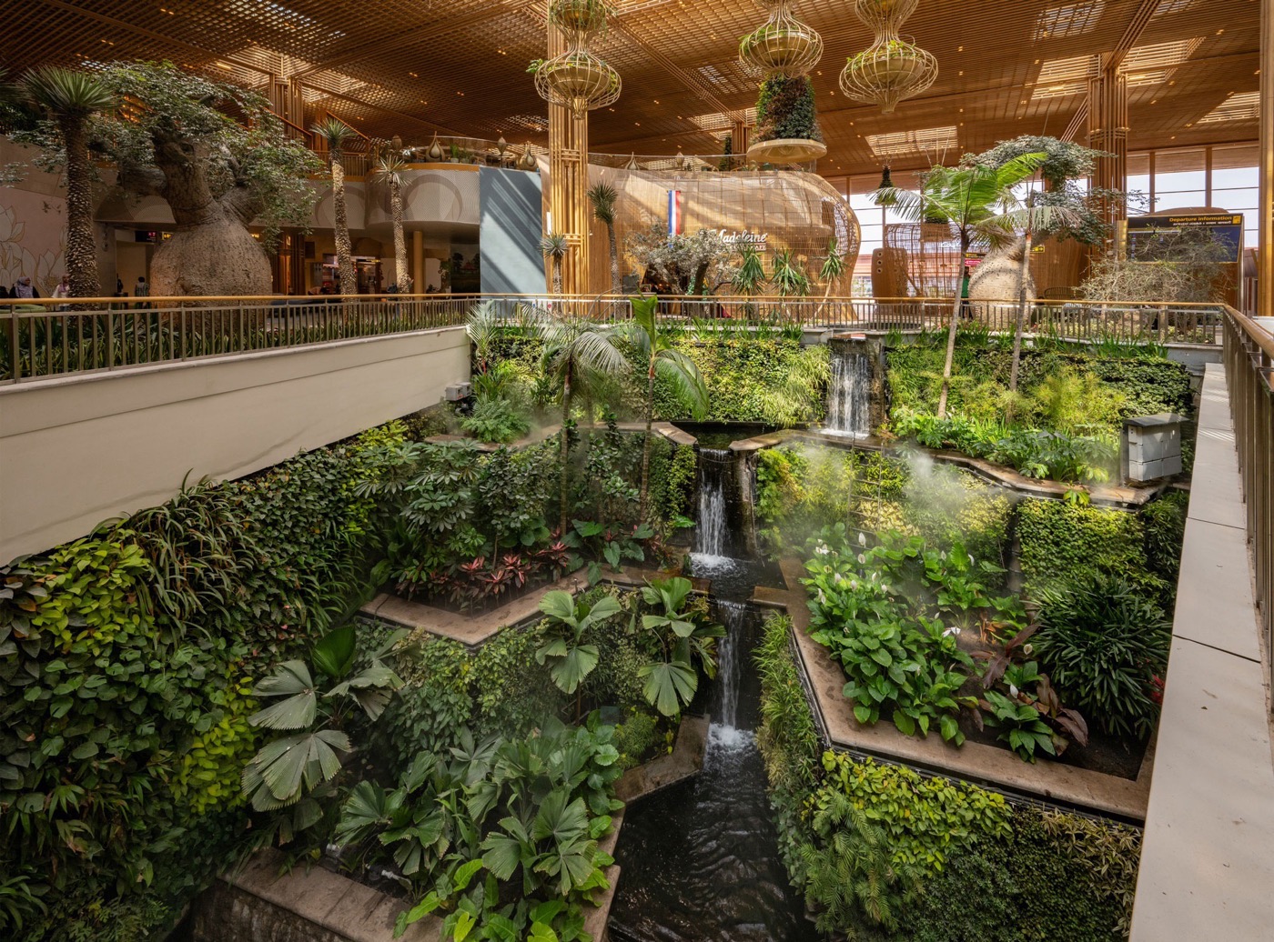 Bangalore Airport T2  interiors. picture area
