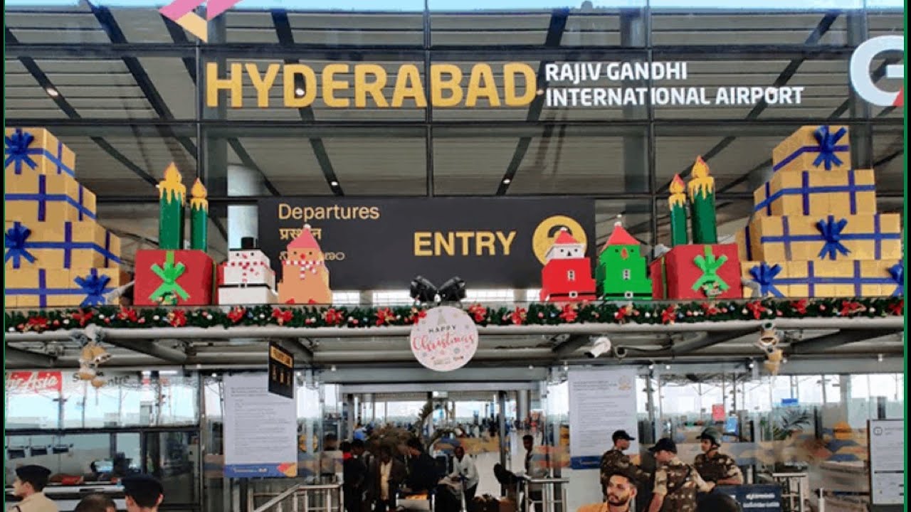 Hyderabad Airport entry