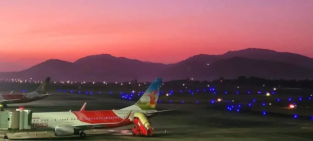 Calicut airport runway