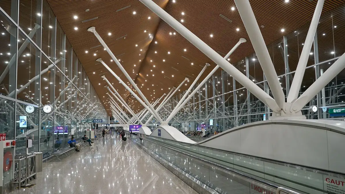 Skybridge view  Kuala Lumpur Airport